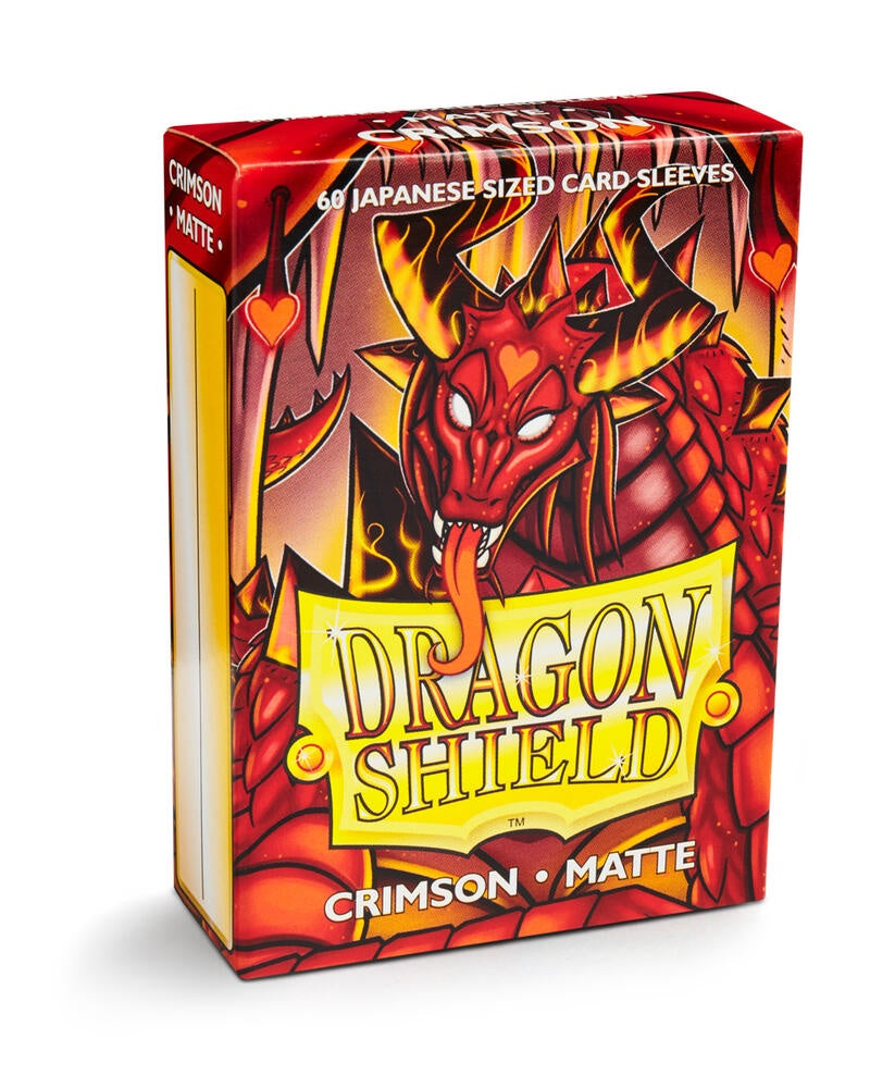 Dragon Shield Japanese Matte Crimson Sleeves 60ct