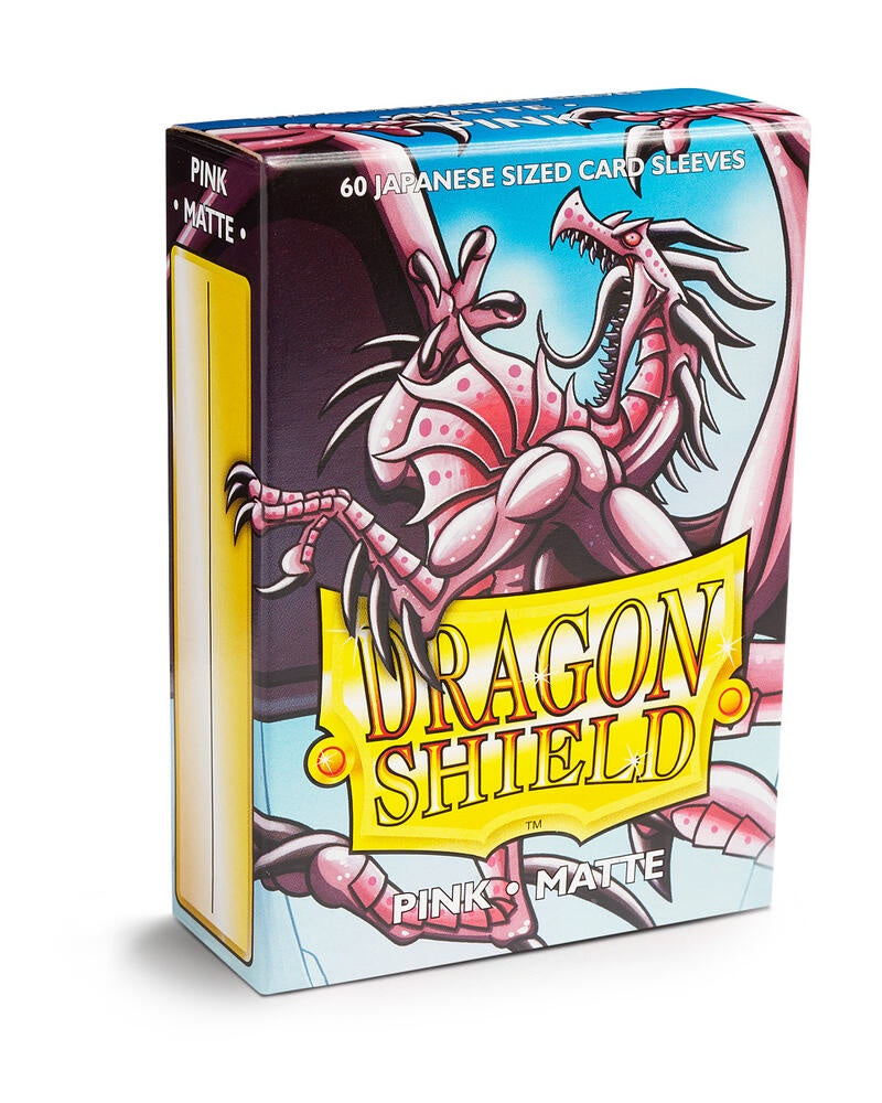 Dragon Shield Japanese Matte Pink Sleeves 60ct