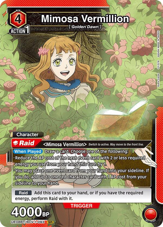 Mimosa Vermillion (093) [UE08BT - UE08BT/BCV-1-093]
