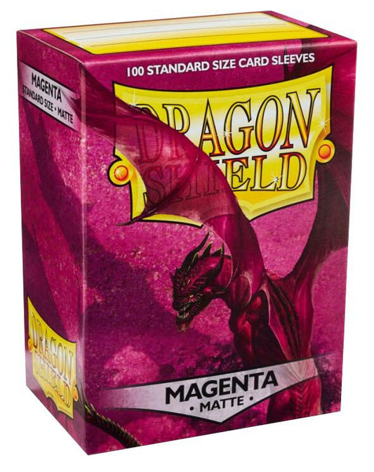 Dragon Shield 100ct Box Deck Protector Matte Magenta