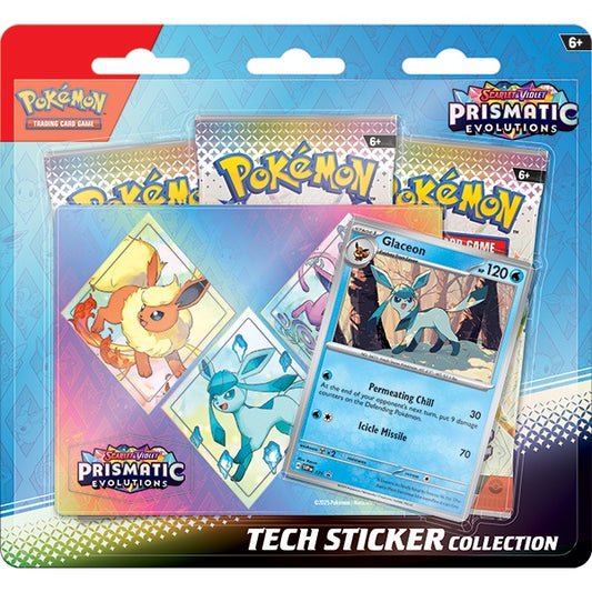 Pokemon TCG: Scarlet & Violet Prismatic Evolutions- Tech Sticker Collection