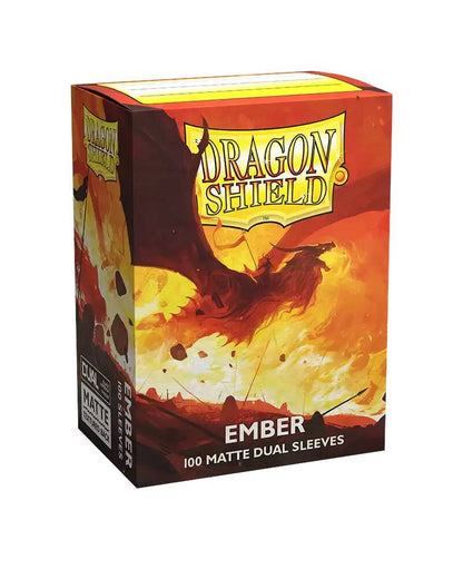 Dragon Shield Sleeves: Standard Matte Dual - Ember 100CT