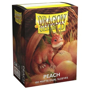 Dragon Shield Sleeves: Standard Matte Dual - Peach 100CT