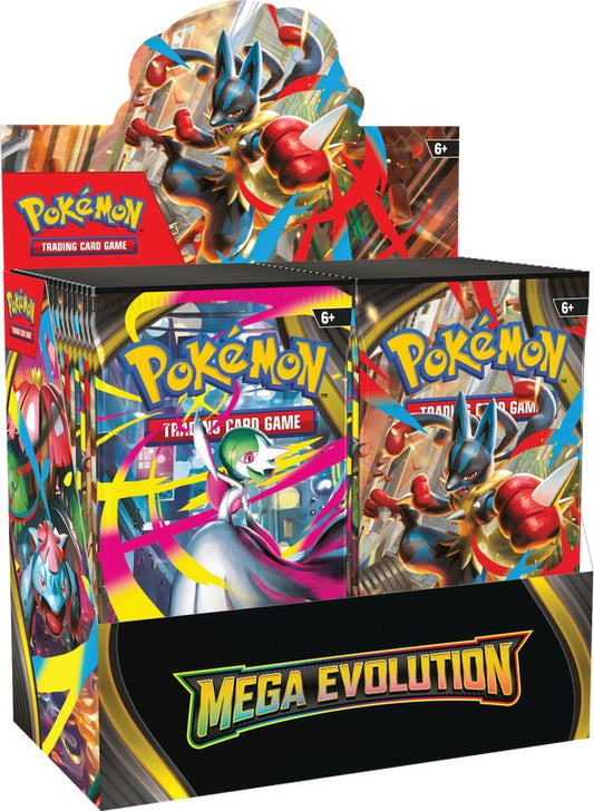 Pokemon Mega Evolution ME1 Booster Display