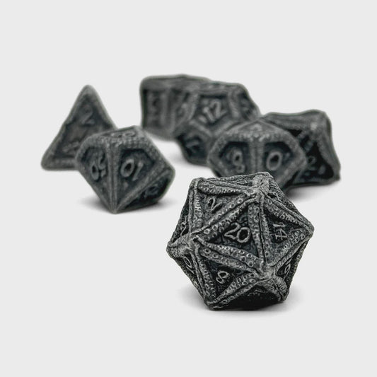 Pirate Dice - Shipwreck Treasures 7 Piece RPG set Alloy Dice