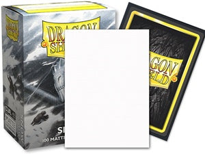 Dragon Shield Sleeves: Standard Matte Dual - Snow 100CT