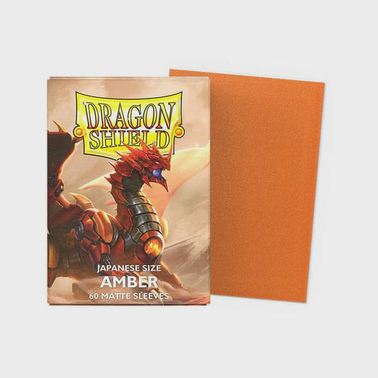Dragon Shield Sleeves: Japanese Matte - Amber 60CT