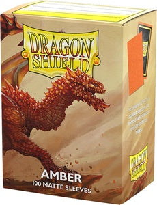 Dragon Shield Sleeves: Standard Matte - Amber 100CT