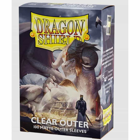 Dragon Shield Clear Outer Matte Sleeves- 100 count