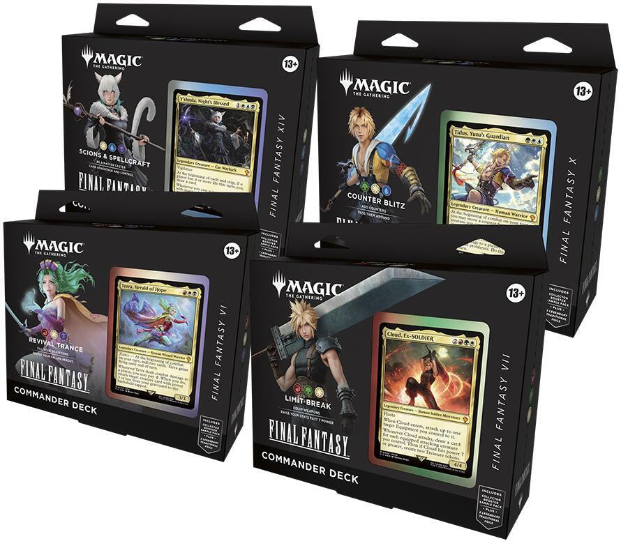 Final Fantasy Commander Decks Case