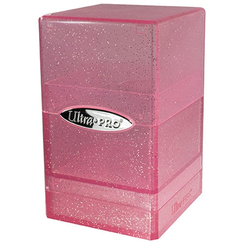 Ultra Pro: Satin Tower Deck Box Pink Glitter