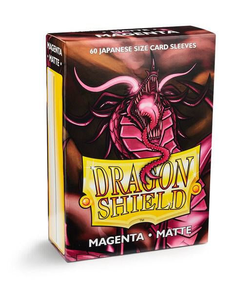 Dragon Shield Japanese Matte Magenta Sleeves 60ct