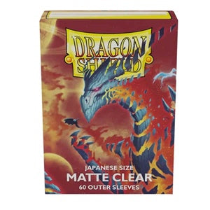 Dragon Shield Sleeves: Japanese Matte - Clear 60CT