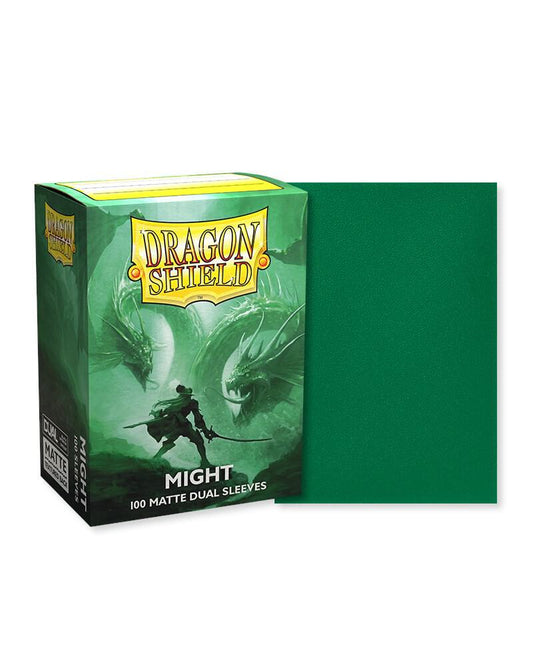 DRAGON SHIELD SLEEVES: DUAL MATTE: MIGHT (BOX OF 100)