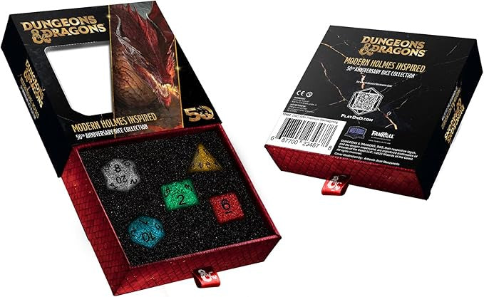D&D 50th Anniversary Holmes Modern Dice Set