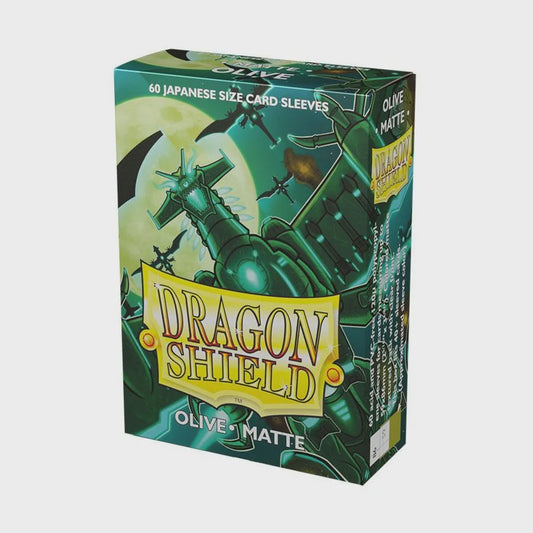 Dragon Shield Sleeves: Japanese Matte - Olive 60CT