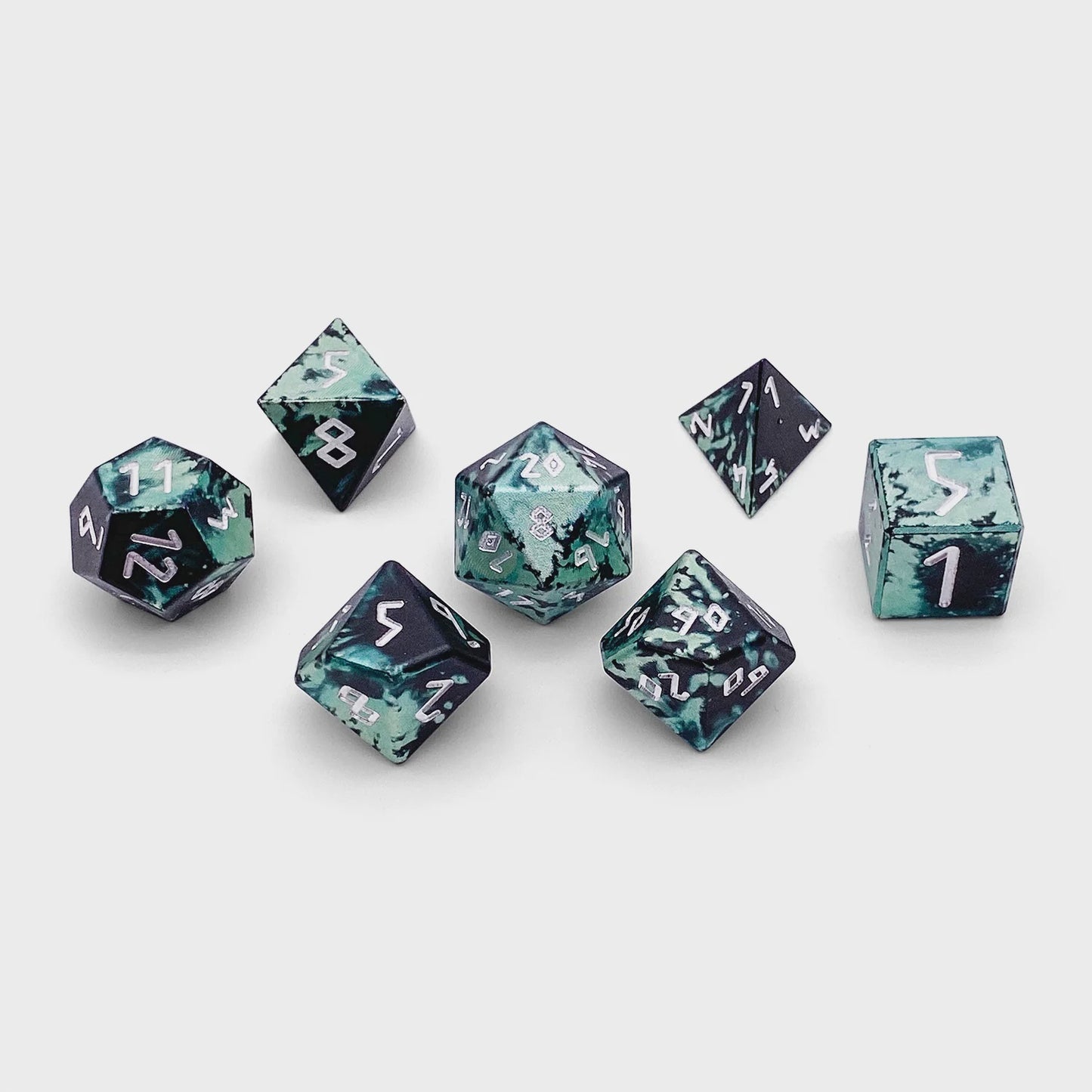 Trolls Blood™ - 7 Piece RPG Set 6063 Aluminum Wondrous Dice
