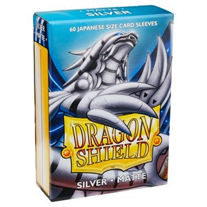 Dragon Shield Sleeves: Japanese Matte - Silver 60CT