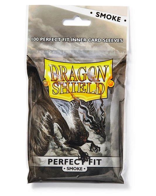 Dragon Shield Sleeves: Perfect Fit Standard - Smoke 100CT