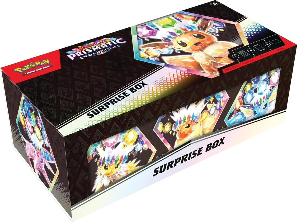 Pokemon Scarlet and Violet 8.5 Prismatic Evolutions Surprise Box