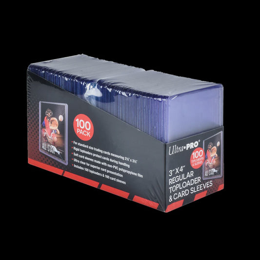 Ultra Pro 3X4 REGULAR TOP LOAD & SOFT SLEEVE 100CT PACK